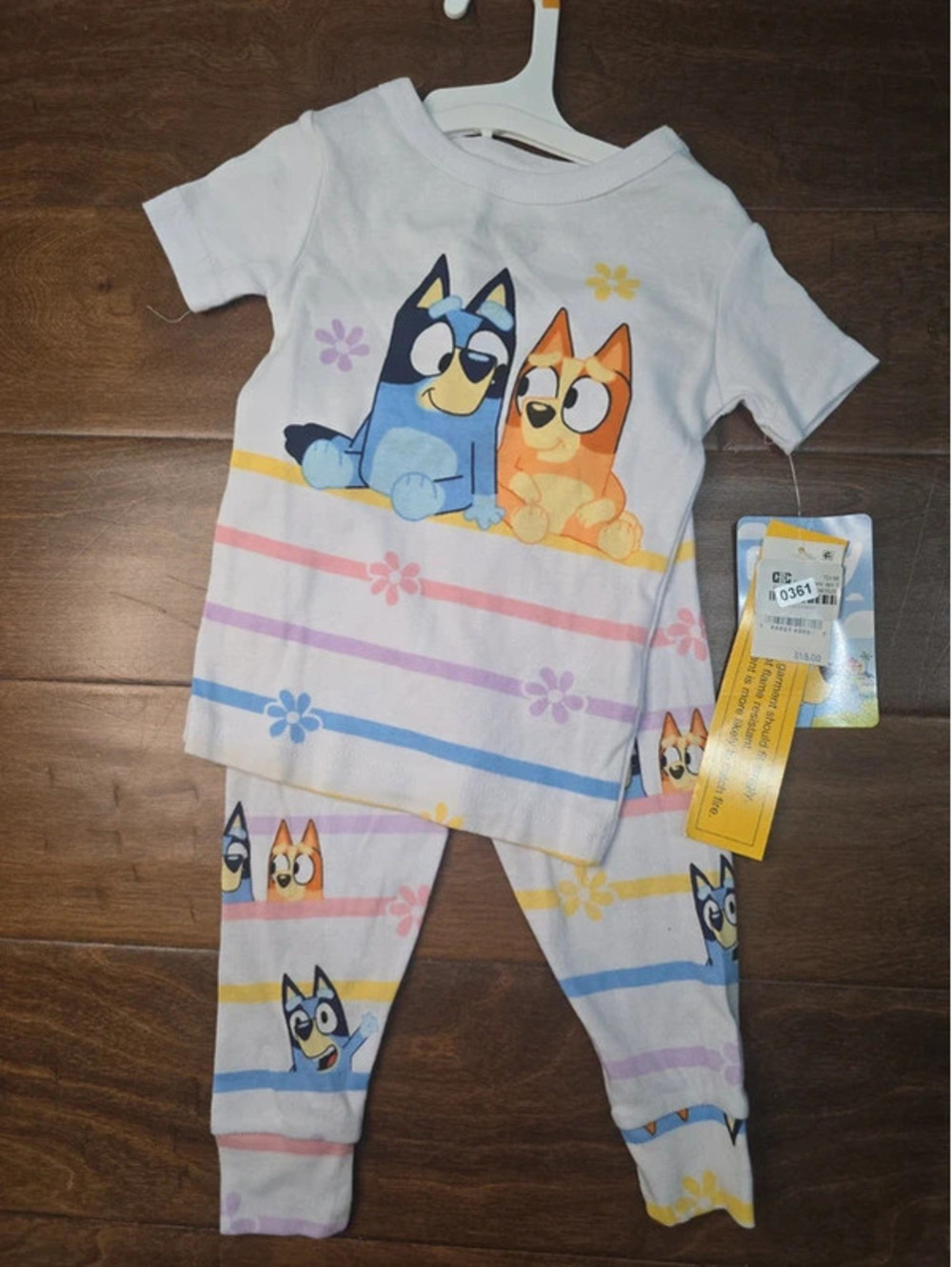 18m brand new pajamas bluey, from disney item, 361G4